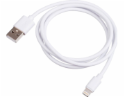 Akyga USB - Lightning kabel 1m bílý (AK-USB-30)