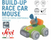 SEVI DŘEVĚNÉ AUTO S MYŠÍ