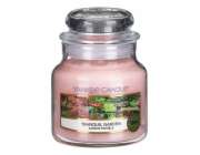 Svíčka ve skleněné dóze Yankee Candle, Tichá zahrada, 104 g