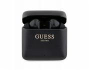 Guess True Wireless Stereo Earphones, černá Guess True Wireless Classic bezdrátová sluchátka, vynikají skvělým zvukem, ergonomickým tvarem a dotykovým ovládáním