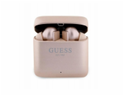Guess True Wireless Stereo Earphones, zlatá Guess True Wireless Classic bezdrátová sluchátka, vynikají skvělým zvukem, ergonomickým tvarem a dotykovým ovládáním