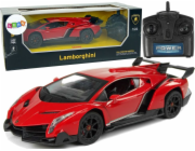 Světla Leantoys Import Sports Car R/C 1:24 Lamborghini Veneno Red 2,4 G