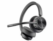 Poly Voyager 4320-M - Náhlavní souprava - náhlavní - Bluetooth - bezdrátový, kabelové - USB-A přes adaptér Bluetooth - černá - certifikováno pro Microsoft Teams, certifikováno pro Zoom