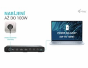 i-tec dokovací stanice Gen2 Thunderbolt 3/ Triple display/ 2x USB-A 3.2/ 2x USB 2.0/ 2x USB-C/ 2x DP/ HDMI/ LAN/ PD 100