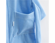 Dětský froté župan New Baby Comfortably blue Vel.92/98