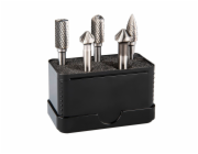 Alpen Kombi-Set 5-pcs. HM Rotary Burrs  + 2 UGT Countersinks