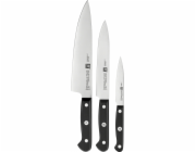 ZWILLING 36130-003-0 Set de 3 Couteaux, Acier Inoxydable, Noir, 34 x 14 x 3 cm 3 kusů Sada nožů