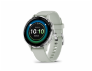 Garmin Venu® 3S, Silver/Sage grey, Silicone band