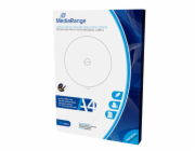 MediaRange CD/DVD/Blu-ray etikety 15mm - 118mm, lesklé