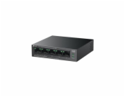 Switch TP-Link LS105GP 1x GLAN, 4x GLAN s PoE+, 65W