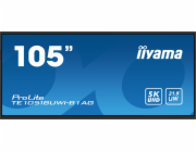 iiyama ProLite TE10518UWI-B1AG - 105" Třída úhlopříčky (104.6" zobrazitelný) displej LCD s LED podsvícením - interaktivní digital signage - s dotyková obrazovka - Android - 5K UHD (2160p) 5120 x 2160 
