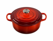 Le Creuset Signature Bräter rund 20 cm kirschrot