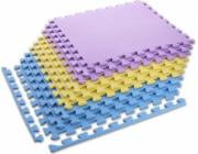 One Fitness Puzzle podložka 9 ks žluto-modro-fialová (17-63-081)