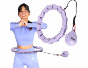 Jedno fitness OHA02 HULA HOP FIALOVÁ S OŘECHY A JEDNA FITNESS VÁHA