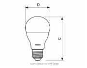 LED žárovka Philips E27 13W/100W A60 2700K    P169012