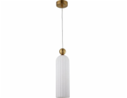Závěsné svítidlo Light Prestige Závěsné svítidlo Piega, jednoplamenné, bílé závěsné do ložnice