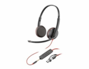 Poly Blackwire 3225 náhlavní souprava, 3.5 mm jack + USB-C/A adaptér, stereo (bulk)