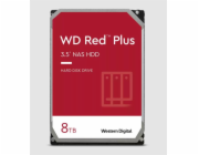 WD RED PLUS NAS WD80EFPX/8TB/3.5"/256MB cache/5640 RPM/215 MB/s/CMR