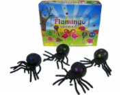 Hipo Spider černý se třpytkami 10cm na ždímání, mix barev