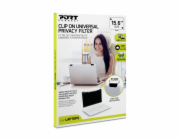PORT CONNECT PRIVACY FILTER 2D - CLIP ON UNIVERSAL - 15,6&apos;&apos;, 16/9, 365 x 218 mm