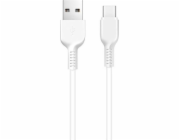 Data kabel HOCO X20 Flash, USB-C, 2.0A, 3m, bílá