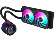 GIGABYTE vodní chladič AORUS WATERFORCE X II 240, 120 mm ARGB, LCD displej