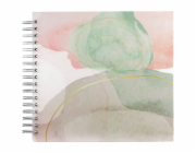 Hama Watercolor green 7603 28x24 50 white Pages Spiral-Album