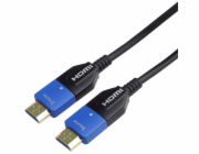 Kabel PremiumCord Ultra High Speed HDMI 2.1 optický 8K@60Hz 4K@120Hz 30m zlacený