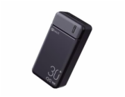 C-TECH Powerbanka 30000mAh, Li-Pol, 20W, USB-C/USB-A/micro USB/PD/Quick charge
