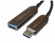 Kabel PremiumCord USB3.2 + 2.0 prodlužovací optický AOC  A/Male - A/Female 20m