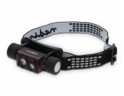 NEDIS LED čelovka/ 1000 lm/ napájení z baterie/ napájení z USB/ 3.7 V DC/ včetně baterií/ dobíjecí/ černá