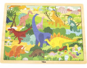 Viga Viga 44584 Puzzle na prvcích 48 PAD - seznámíme se s dinosaury