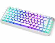 Herní klávesnice Thock 75% Wireless Onyx White