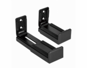 Gembird GEMBIRD Univerzální ocelové nástěnné držáky/držáky, např. pro soundbar, černé do 15kg