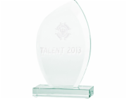 Victoria Sport 3D gravírovaná skleněná trofej s pouzdrem