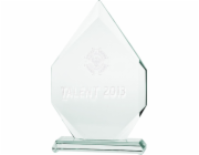 Victoria Sport 3D gravírovaná skleněná trofej s pouzdrem