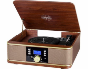 Trevi TT1042 BT, dřevěný gramofon