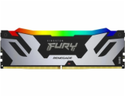 Kingston FURY Renegade RGB - DDR5 - sada - 64 GB: 2 x 32 GB - DIMM 288-pin - 3200 MHz / PC5-51200 - CL32 - 1.1 V - bez vyrovnávací paměti - on-die ECC - stříbrná, černá