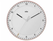Braun BC 17 PW DCF Rádiové nástěnné hodiny růžové/bílé