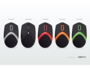 AMEI AM-M101B/Ergonomická/Optická/1 600 DPI/Drátová USB/Černá