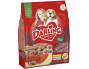 Suché krmivo pro psy Darling, s masem a zeleninou, 3 kg