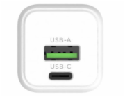 Nabíječka Standart GT-MJ65, USB/USB Type-C, bílá