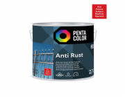 barva Pentacolor Antirust, červená, 2,7l