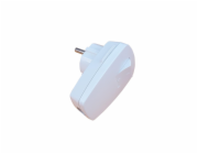 Zástrčka s vypínačem N&L, 3P, 16A, 250V, bílá