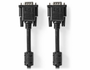 NEDIS kabel VGA (D-SUB)/ zástrčka VGA - zástrčka VGA/ černý/ bulk/ 10m