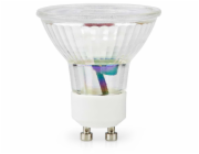 NEDIS LED žárovka GU10/ PAR16/ 3 W/ 220 V/ 230 lm/ 2700 K/ teplá bílá/ čirá
