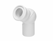 Toaletní koleno Tycner 671, nastavitelné, O 110 mm, bílé