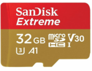 PAMĚŤOVÁ KARTA SANDISK 32GB MICRO SDHC EXTREME 100MB/s