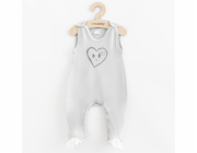 Kojenecké bavlněné dupačky New Baby Srdíčka Vel.80 (9-12m)