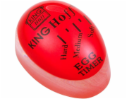 KingHoff mechanický časovač vajec červený (KH-1015)